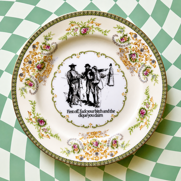 Hit Em Up Vintage Plate  PREORDER SHIPS 8/15/26