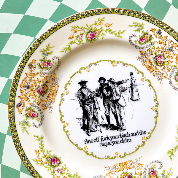 Hit Em Up Vintage Plate  PREORDER SHIPS 8/15/26
