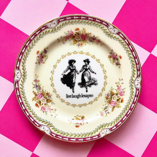 Live Laugh Vintage Plate (PREORDER SHIPS 7/17/26)