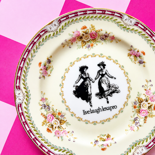 Live Laugh Vintage Plate (PREORDER SHIPS 7/17/26)