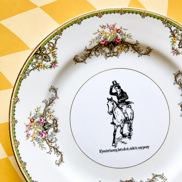 My Pony Vintage Plate