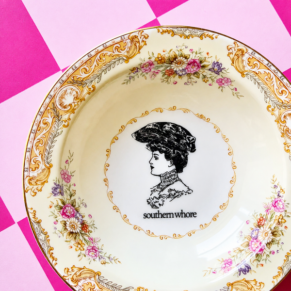 Southern Whore Vintage Bowl