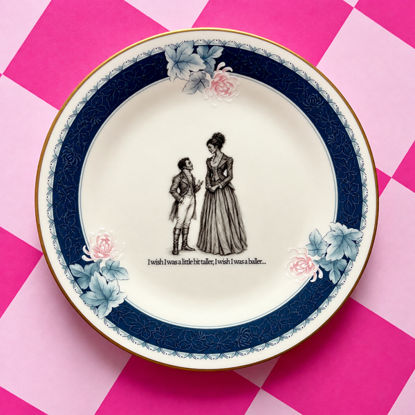 I Wish Vintage Plate 6.5"