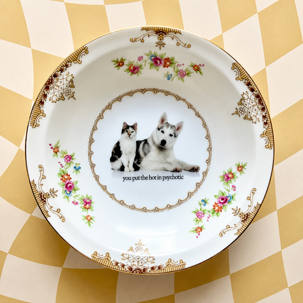 You Put The Hot In Psychotic Vintage Mini Bowl