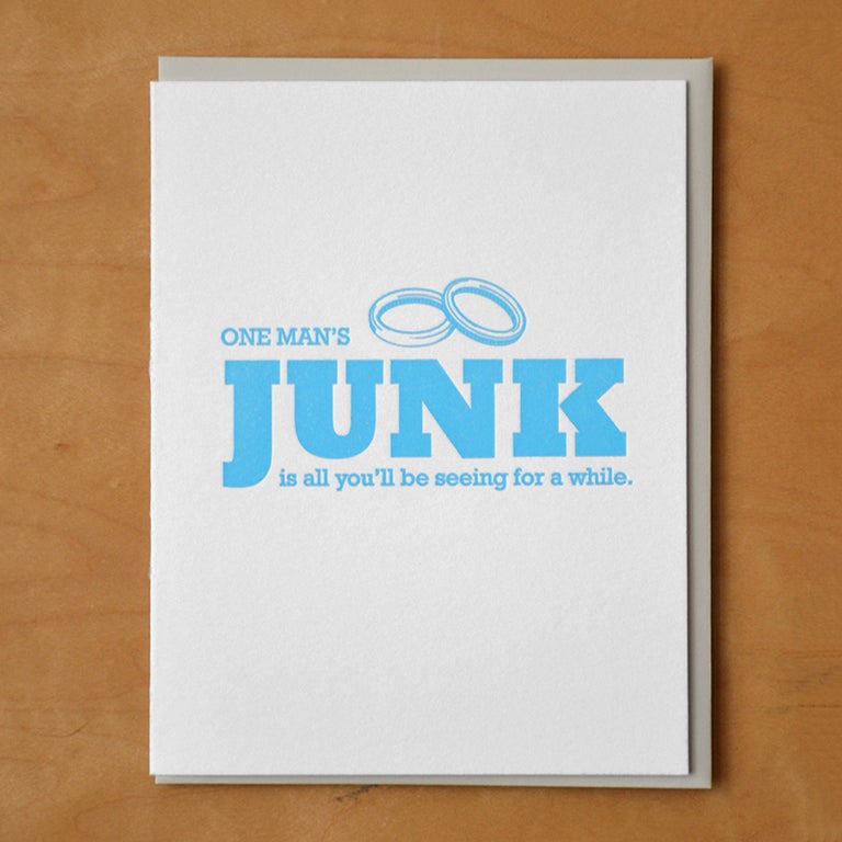 One Man's Junk Greeting Card