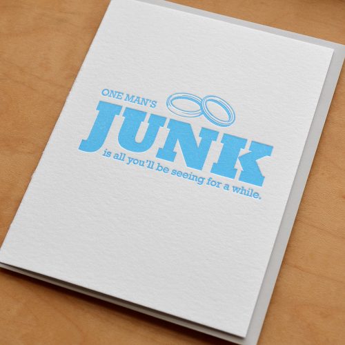One Man's Junk Greeting Card