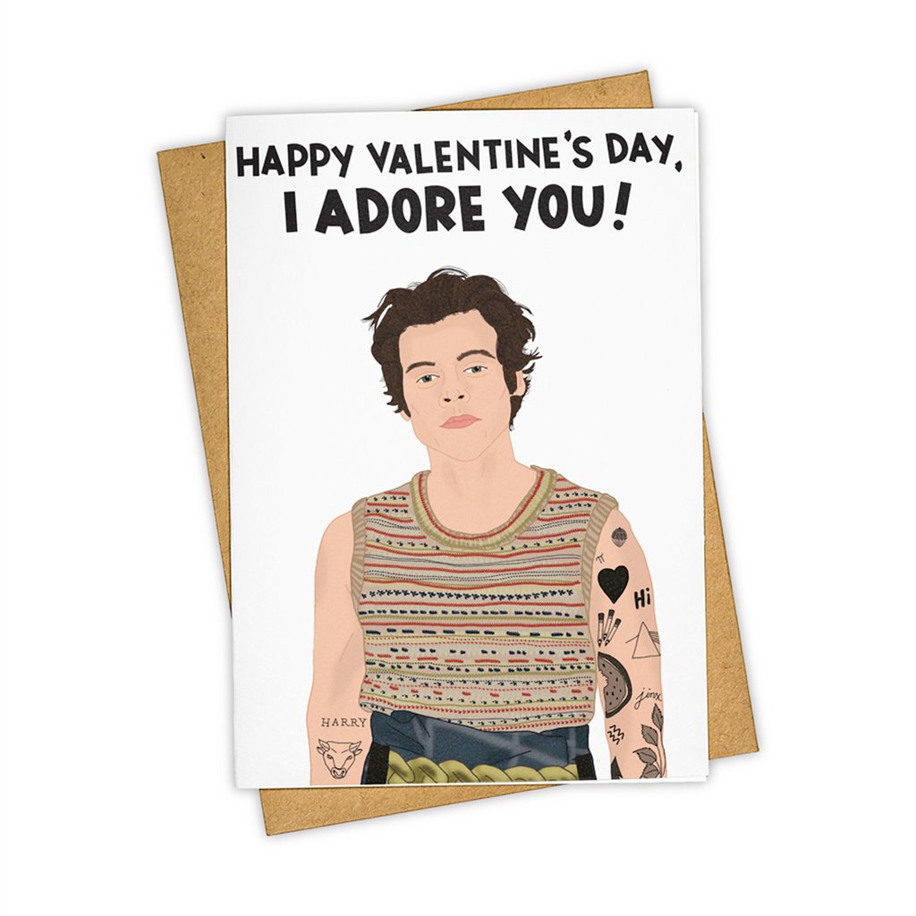 Harry Valentine Greeting Card