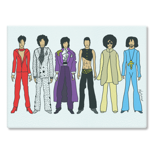 The Purple One Outfits Cutting Board