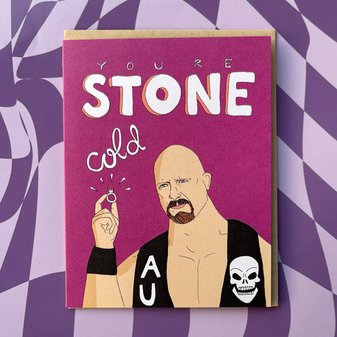 Stone Cold Greeting Card