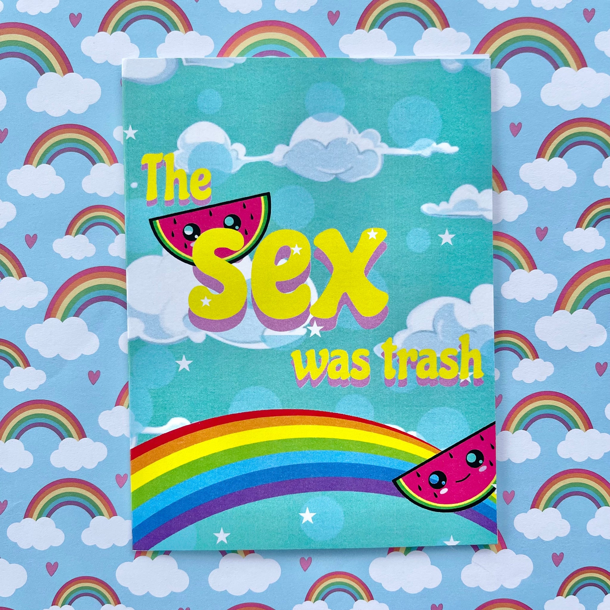The Sex Was Trash Greeting Card