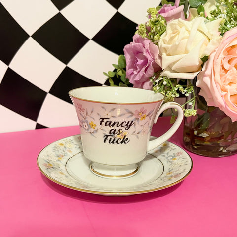 Fancy As F*ck Vintage Tea Set