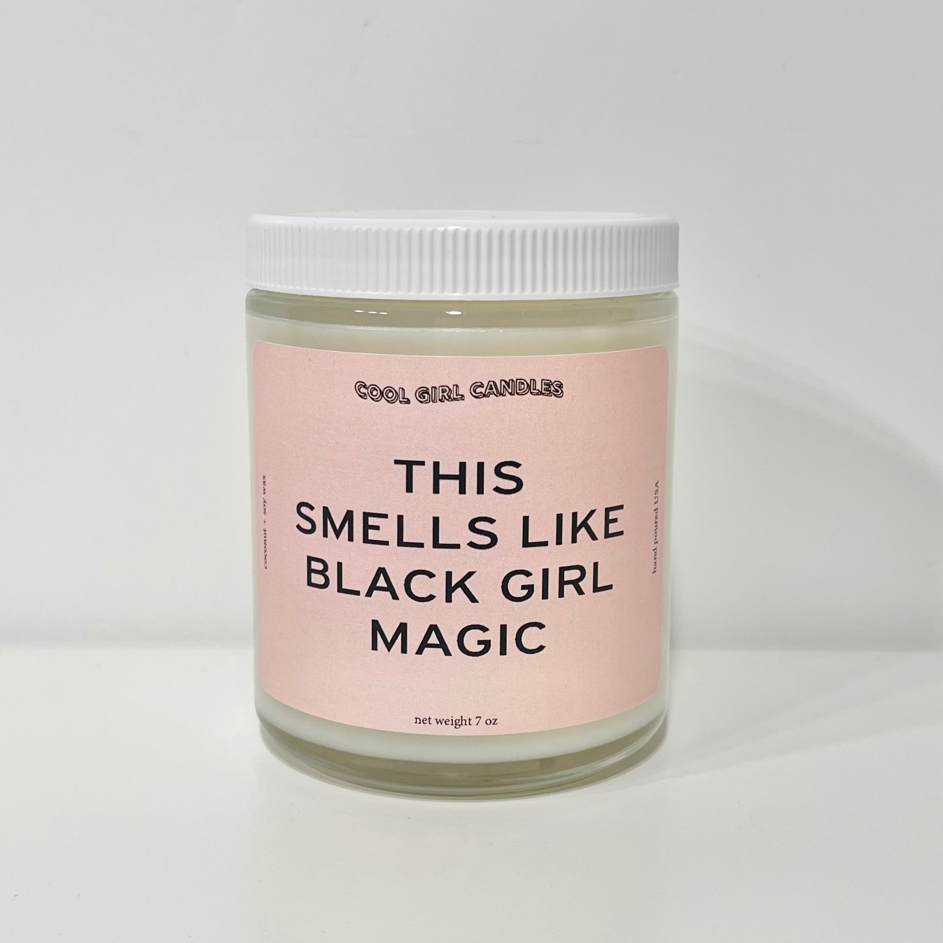 This Smells Like Black Girl Magic 7oz Candle (Nectarine + Coral)
