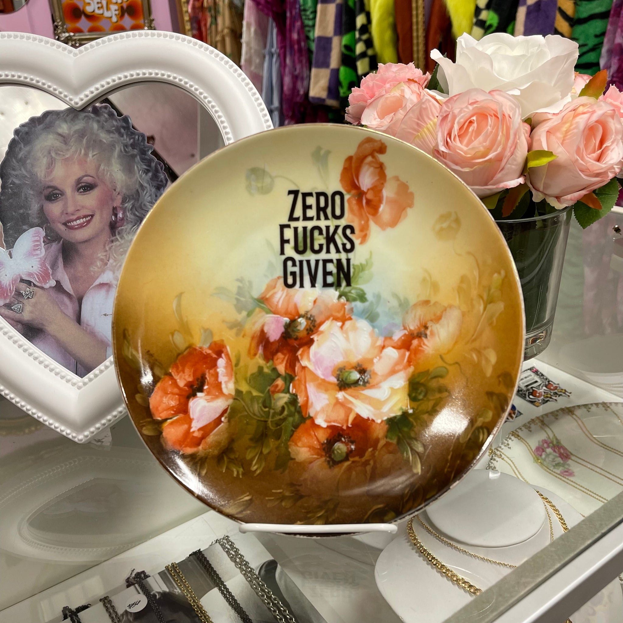 Zero F's Given Vintage Plate