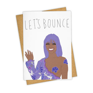 Let's Bounce Greeting Card