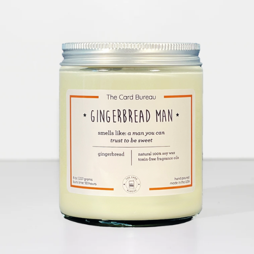 Gingerbread Man 8oz Candle