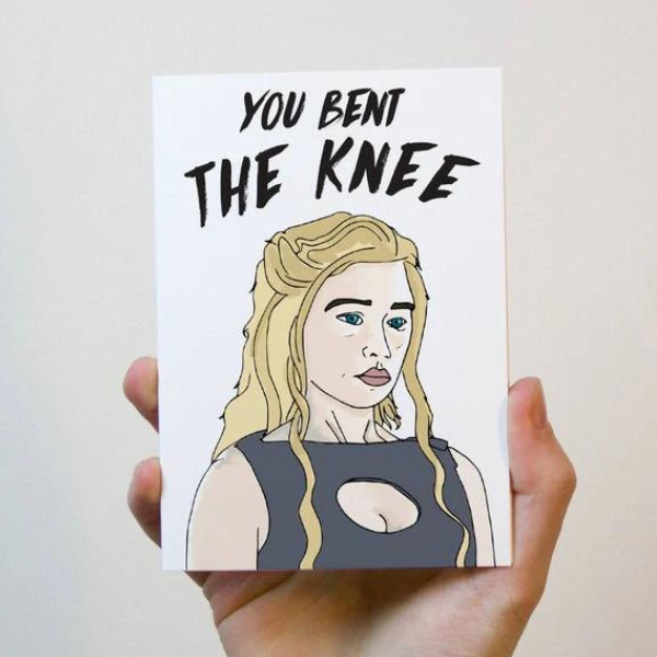 You Bent The Knee Greeting Card