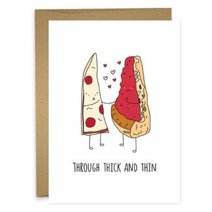 Through Thick And Thin Greeting Card