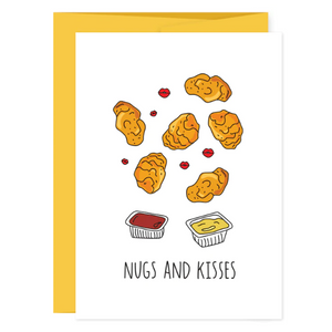 Nugs And Kisses Greeting Card