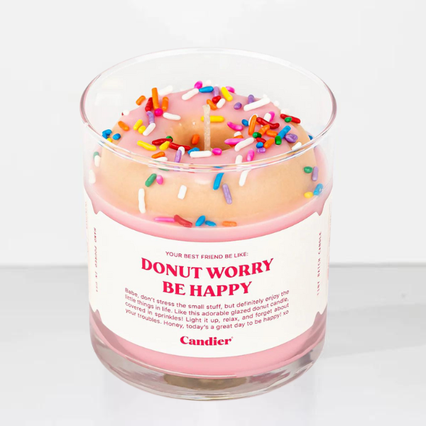 Donut Worry Be Happy 9oz Candle