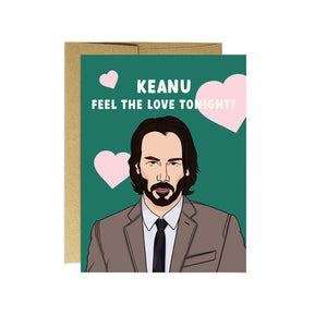 Keanu Feel The Love Tonight Greeting Card