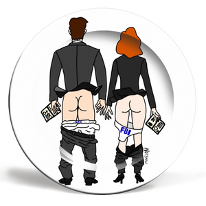 X-Files Butts Plate