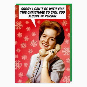 Be With You This Christmas Greeting Card