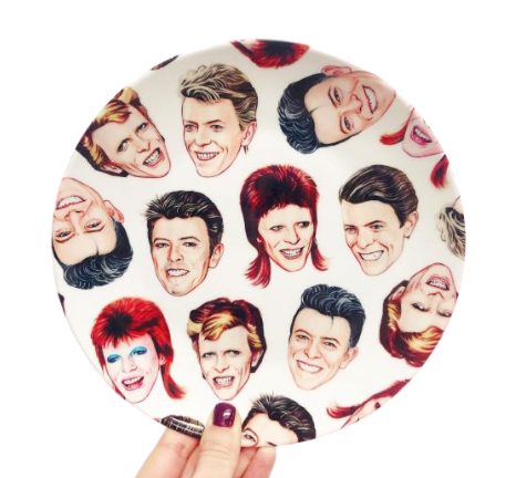 Glam Rock Faces Plate
