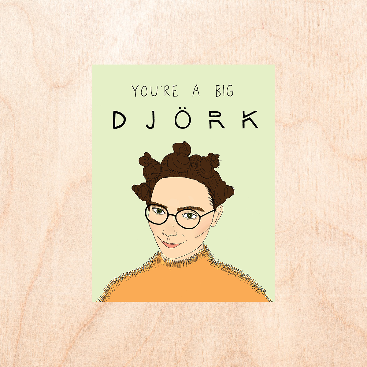 Big Djork Greeting Card
