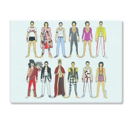 King Of Rock Outfits Cutting Board