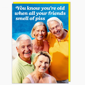 Friends Smell Birthday Greeting Card