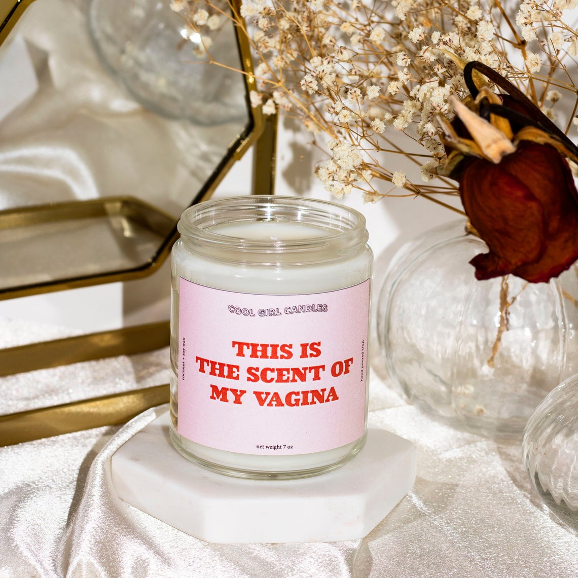 Scent Of My Woman Parts 7oz Candle (Glazed Cronut)