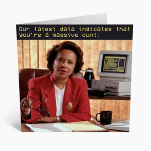 Our Latest Data Greeting Card