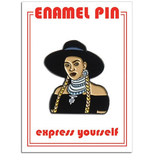 Queen B Enamel Pin