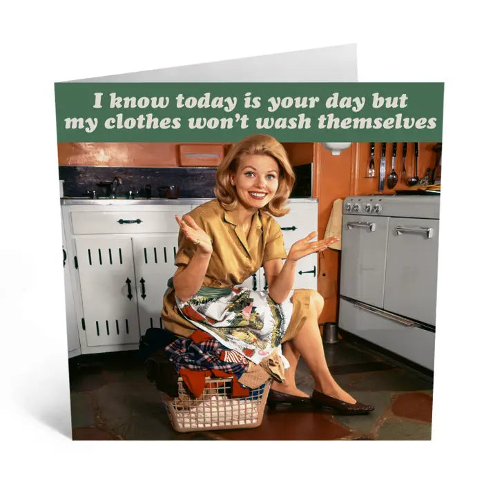 Retro Mother's Day Greeting Card