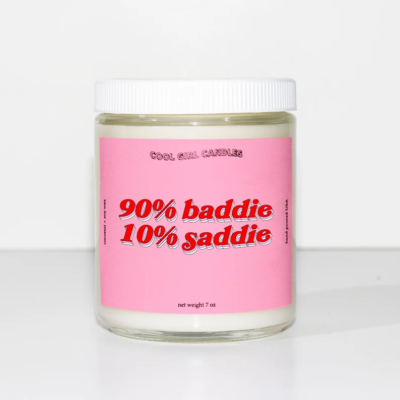 90% Baddie 7oz Candle (Cucumber + Grapefruit)