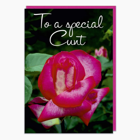 To A Special C*nt Greeting Card