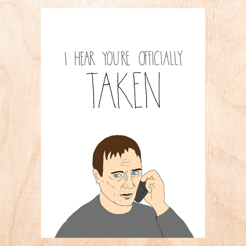 Officially Taken Greeting Card