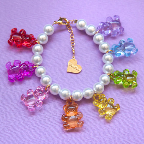 Pearl Gummy Bear Bracelet