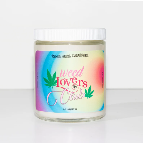 Weed Lovers Club 7oz Candle (Coconut + Hibiscus)